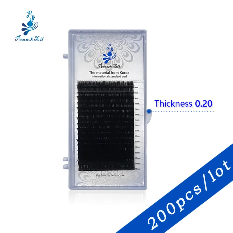 US $448.37 16 Rows Eyelash Extensions Individual Eyelashes Eyelashes For Extension Professional Completa Peacock Tail 020 200pcs