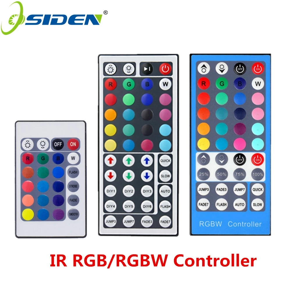 RGBW RGB cnontroller 12V 44Key 24key 40key ИК пульт дистанционного управления для светодиодных ламп RGB/RGBW Светодиодные ленты SMD 3528 5050 светодиодный свет