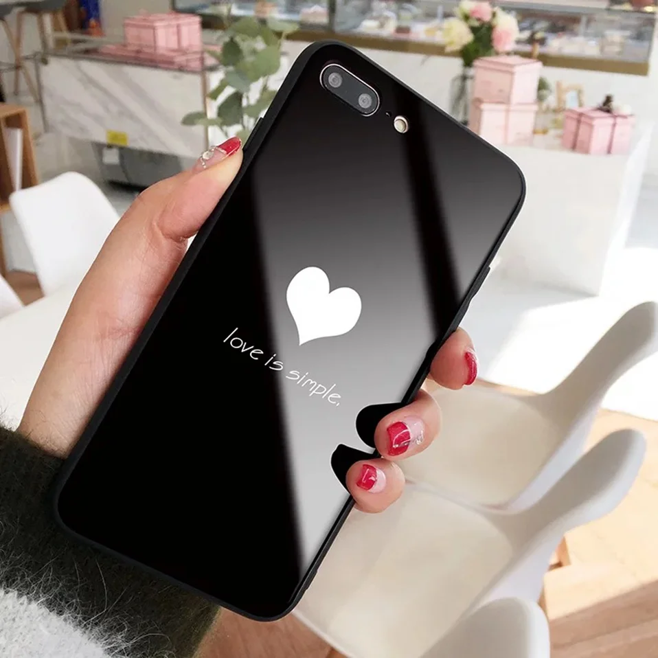 Reaoom Luxury Case for Huawei P20 Pro Case Cute Back Tempered Glass Case for Huawei P20 Lite P10 Plus Mate 10 Pro Cover Funda    (7)