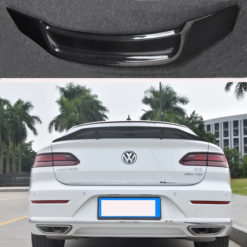 Задний спойлер на крышу из углеродного волокна R Style крылья для Volkswagen VW Passat CC Sandard