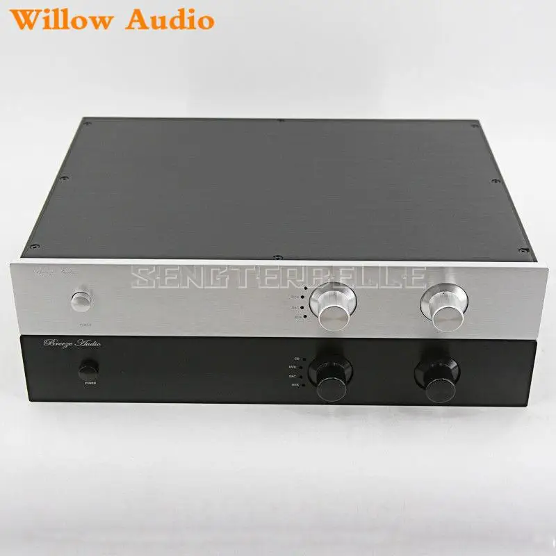 

Full aluminum preamplifier chassis box DIY preamp case 430*70*308MM