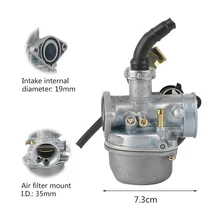 1 шт. карбюратор для мотоциклов 50cc 70cc 90cc 110cc 125cc 135cc для квадроцикла система подачи топлива