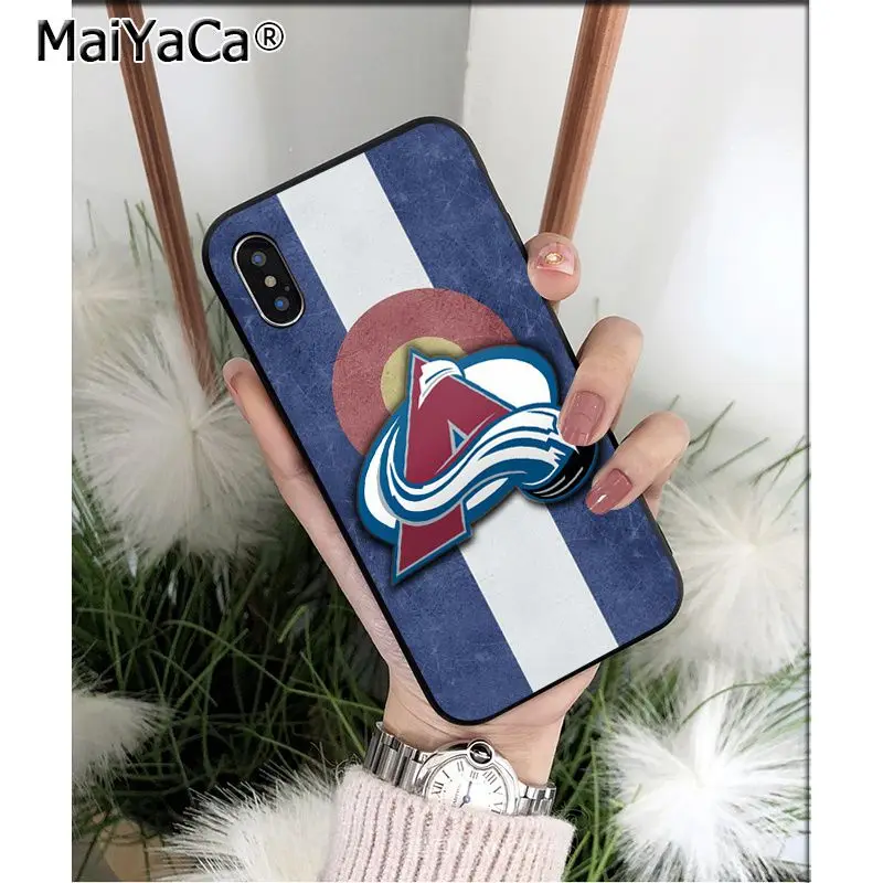 MaiYaCa Colorado Avalanche Силиконовый ТПУ мягкий черный чехол для телефона для iPhone 8 7 6 6S Plus 5 5S SE XR X XS MAX Coque Shell - Цвет: A7