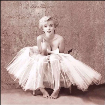 

5D DIY diamond Painting Marilyn Monroe poster Cross Stitch diamond embroidery mosaic diamonds wall stickers home decor YF107