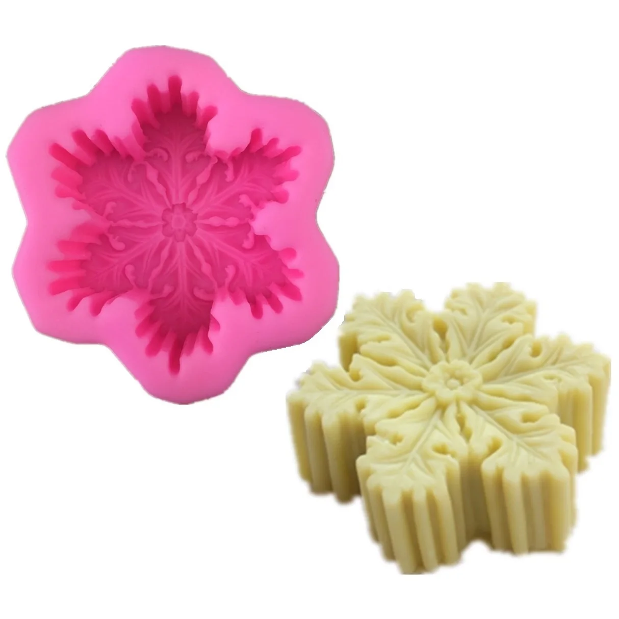 Christmas Tree Santa Clause Snowflake Silicone Soap Mold Soap DIY Mould Craft Art Making Form Chocolate Mold Homemade Tool