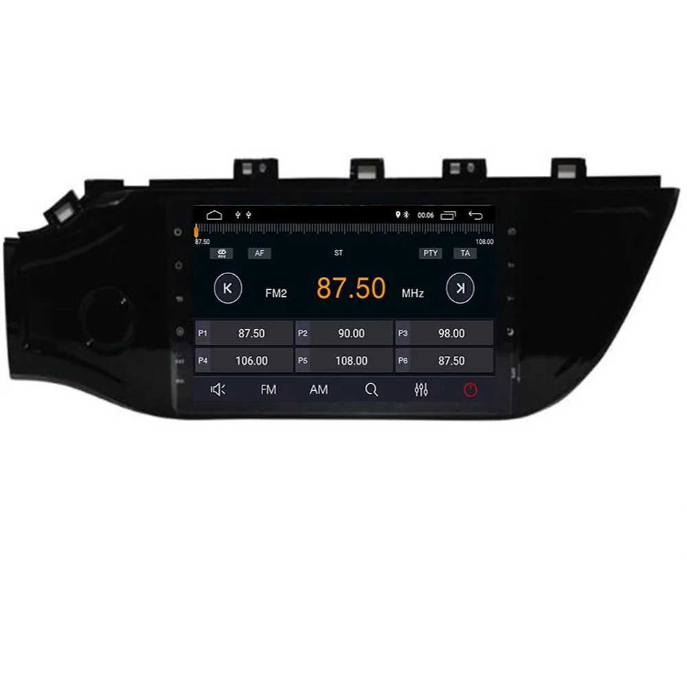 Clearance android 9.0 2 din car dvd multimedia player For Kia Rio 4 K2 2017 2018 2019 radio gps navigation system navi autoradio 2.5D 3