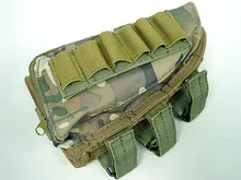 5Color Tactical Molle Kit parts pendant bag Airsoft Ammo Pouch Accessory Shotgun Rifle Bags Cheek Pad