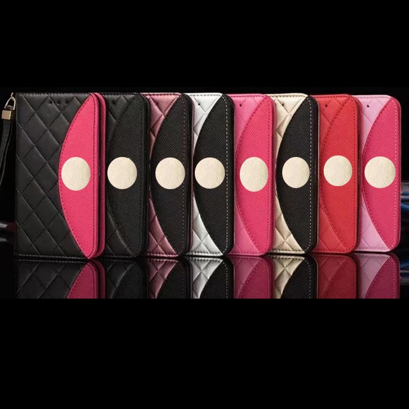 Pu leather case for iPhone X 6 6s 7 8 plus samsung galaxy note8 women wallet phone bags cover  (1)