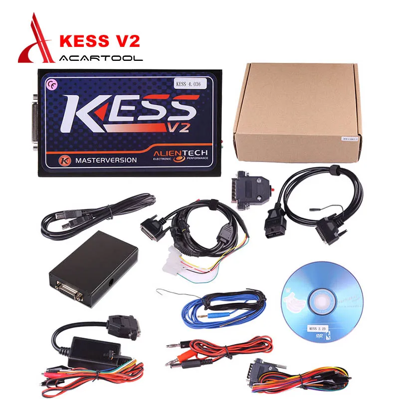 

DHL FREE Newest KESS V2 V2.30 Master OBD2 Manager Tuning Kits HW V4.036 No Tokens Limited Multi-Function For Multi-Car KESS Tool