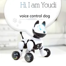 Voice Control Dog and Cat Smart Robot Electronic Pet Interactive Program Dancing Walk Robotic Animal Toy Gesture Following