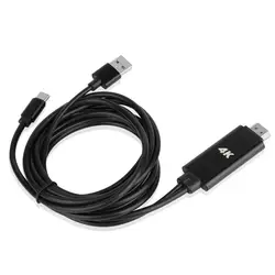 1,8 м USB C type-C к HDMI кабель HD 1080 P HDMI конвертер адаптер usb-кабель для HD tv Цифровой AV адаптер 5,14