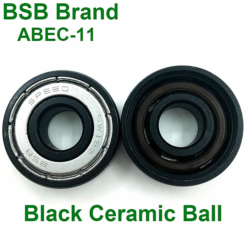 skateboard roller whe_sh 608zz ceramic ball inline bearing for finger spinner 