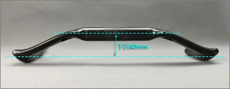 Новое поступление полное углеродное ручки руля TT стиль руль для дорожного велосипеда 31,8*400/420/440 мм UD Finish