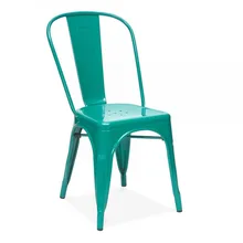 Металлическое стальное боковое кресло с порошковым покрытием