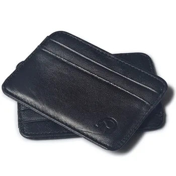 

Slim Credit Card Holder Mini Cion Wallet ID Case Purse Bag Pouch men purses male clutch vintage style wholesale 2020 New