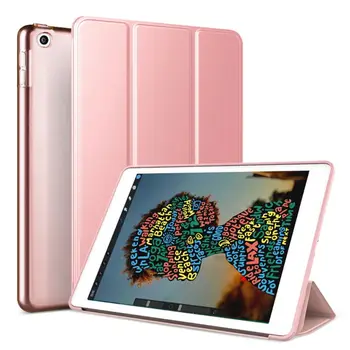 

Tri-fold Protective Case Flip Tablet Holder Transparent Back Cover Waterproof Shell Foldable for iPad Mini 5 Protective Cover