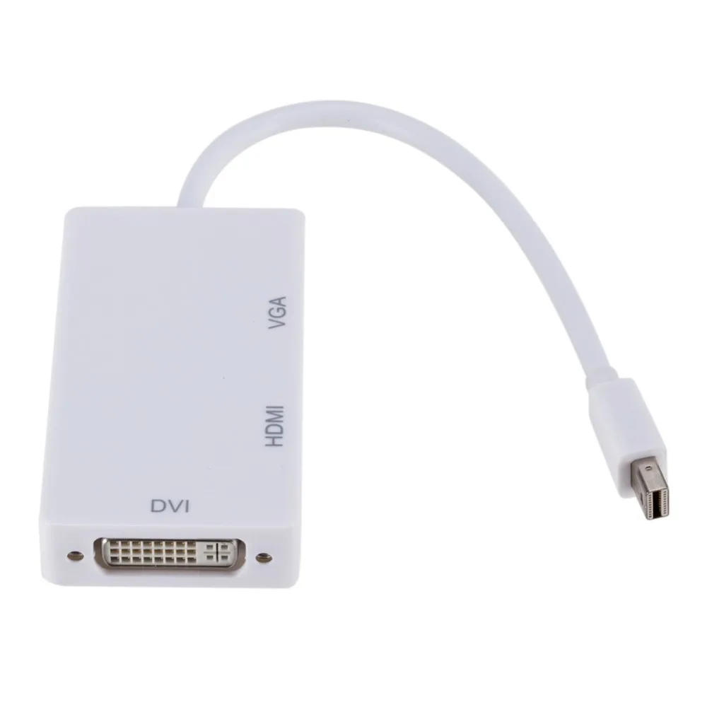 Мини-порт дисплея/DP к VGA/HDMI/DVI адаптер для Macbook Pro Air Mac