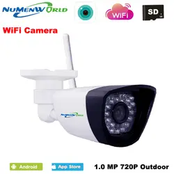 NumenWorld Wi-Fi ip-камера 720 P SD HD P2P 802.11b/g/n Беспроводной сети проводной IP Камера ИК Открытый Водонепроницаемый Камера IP рекордер