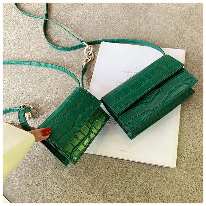 

SMOOZA Stone Pattern Crossbody Bags For Women Small Pu Leather Purses and Handbags New Designer Ladies Shoulder Messenger Bag