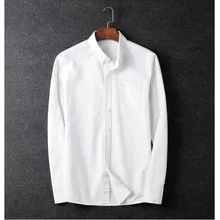 fashion style men’s long-sleeved shirt winter Season business suits shirt fitted cotton blending shirt wedding groom shirt