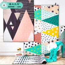 Современный тонкий Простой скандинавский стиль большие ковры для гостиной спальни коврики для дома напольный коврик Новая мода дверной коврик