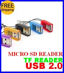 SPTR002 бесплатная доставка с номер отслеживания TF Card Reader Мирко SD карты SDHC reader 1 ГБ 2 ГБ 4 ГБ 8 ГБ 16 ГБ 32 ГБ 64 ГБ