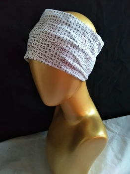 

P17131 2017 new summer fashion letter headband lady hair headband Elastic plain head bands for women