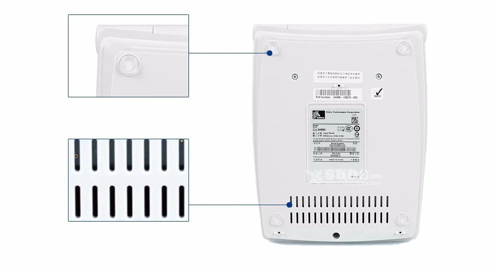 Быстрая Zebra GK888T 108 мм Термопринтер и переводная наклейка для печати одежды тег, Марка etiqutadora