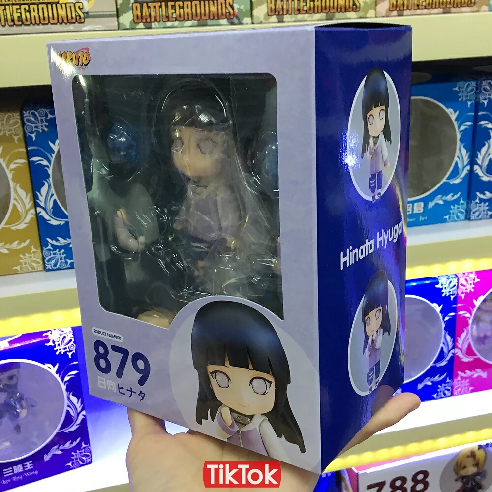 Nendoroid Naruto Shippuden Hinata Hyuga 879 мультяшная игрушка фигурка Модель Кукла подарок