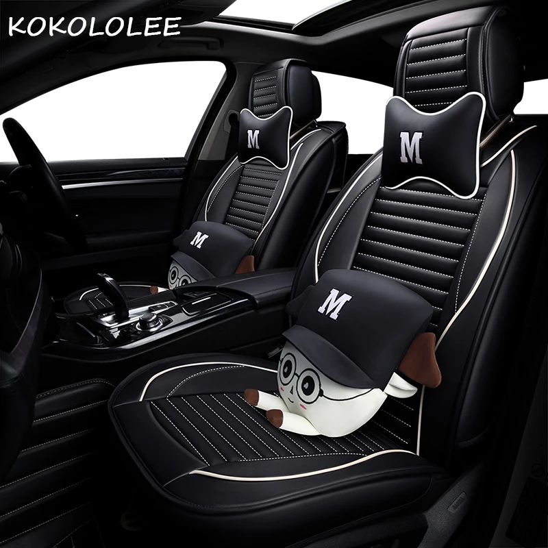 Чехол для автомобильного сиденья kokolelee pu mazda 3/3 bk 6/6 gg/6 gh 626 cx3 cx5 cx7 demio megane 3 4