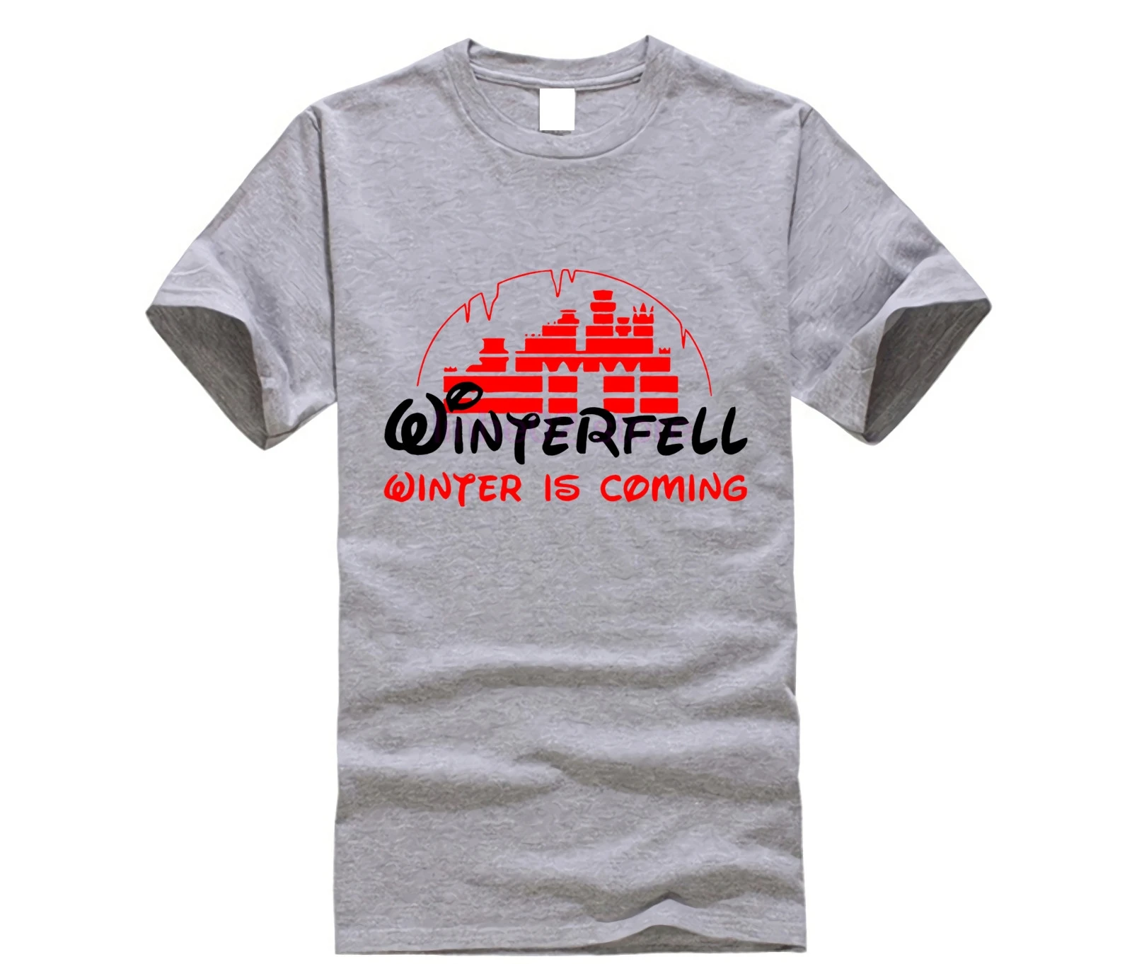 2019 новая мужская футболка Winterfell Dis ney | Мужская одежда
