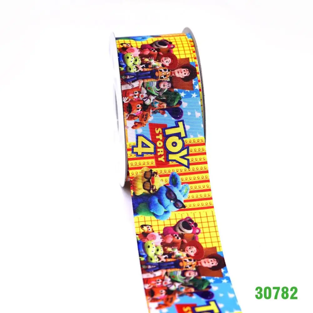 50 ярдов мультфильм ленты напечатанные grosgrain ленты 30756 - Color: 30782