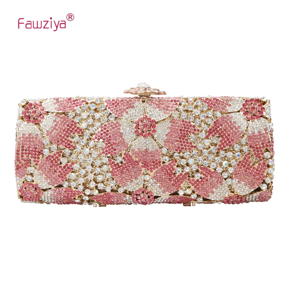 

Fawziya Bling Sakura Floral Clutch Bags For Womens Evening Bags