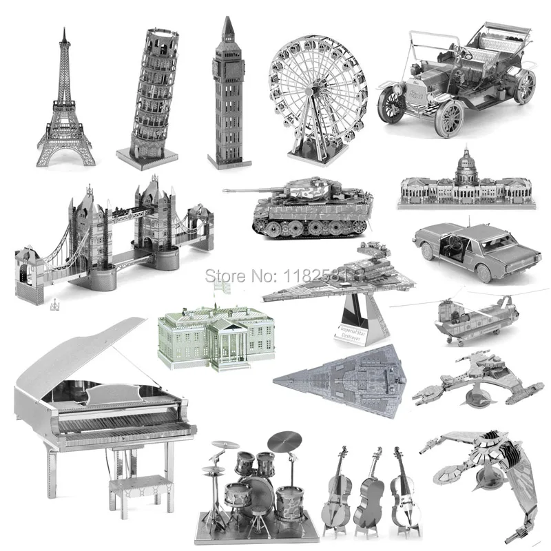 3d metal puzzles