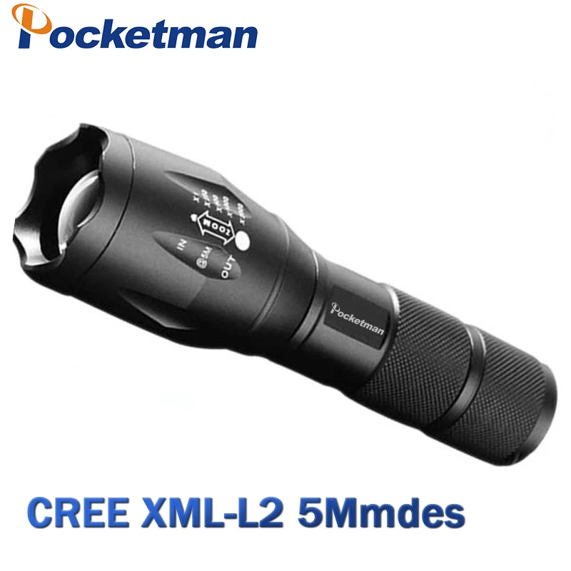 Goede LED Zaklamp 9200 Lumen XM L2 LED Tactische Zaklamp Zaklamp 5 Modus Zoomable Zaklamp Waterdicht Zaklamp lanternas