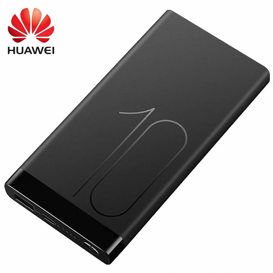 huawei, 10000 мА/ч, Дополнительный внешний аккумулятор AP09Q, портативное зарядное устройство 9V2A, двусторонняя быстрая зарядка, внешний аккумулятор для телефонов, планшетов