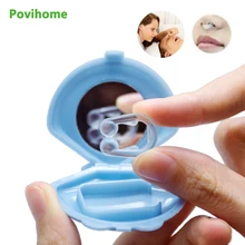 1pc Quality Mini Silicone Snoring Device Stop Intoxicated Anti-snoring Prevent Snoring Sleep BetterC1457 silence anti snoring