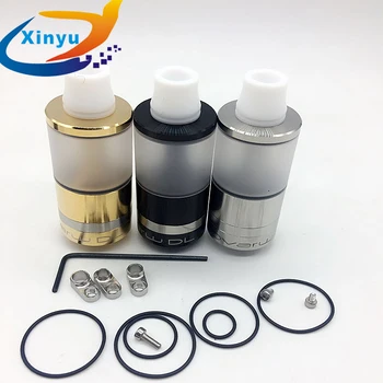 

2PC 2018 HOT Dvarw DL RTA Vaporizer RTA 5ml / 2ml capacity 24mm 316 Stainless Steel Rebuildable Tank