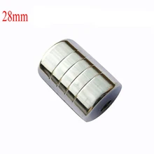 28 мм Татуировка рукоятка из нержавеющей стали с задней стволовой насадки для тату Поставка 307-5