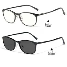 MINCL/мужские модные близорукие брендовые дизайнерские солнцезащитные очки близорукие фотохромные очки для чтения женские оптические очки FML