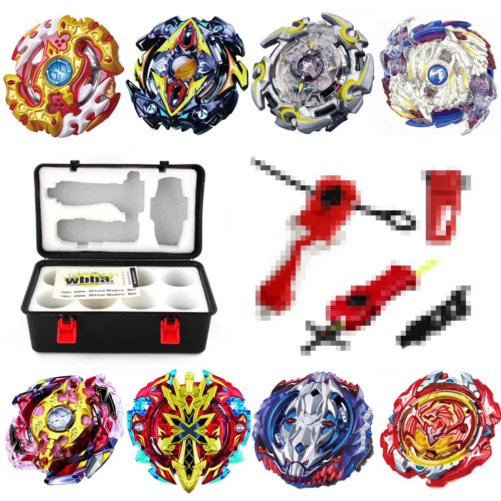 

B-X TOUPIE BURST BEYBLADE Spinning Top Fusion Set Storage Box Top 4D With Launcher Spinning Top B121 B122 B125 B127