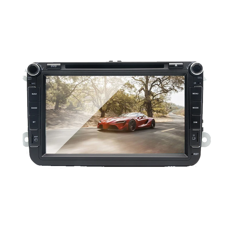 8 дюймов 2 din Автомобильный dvd-плеер для Volkswagen VW Passat POLO GOLF Skoda Seat Leon gps-навигация