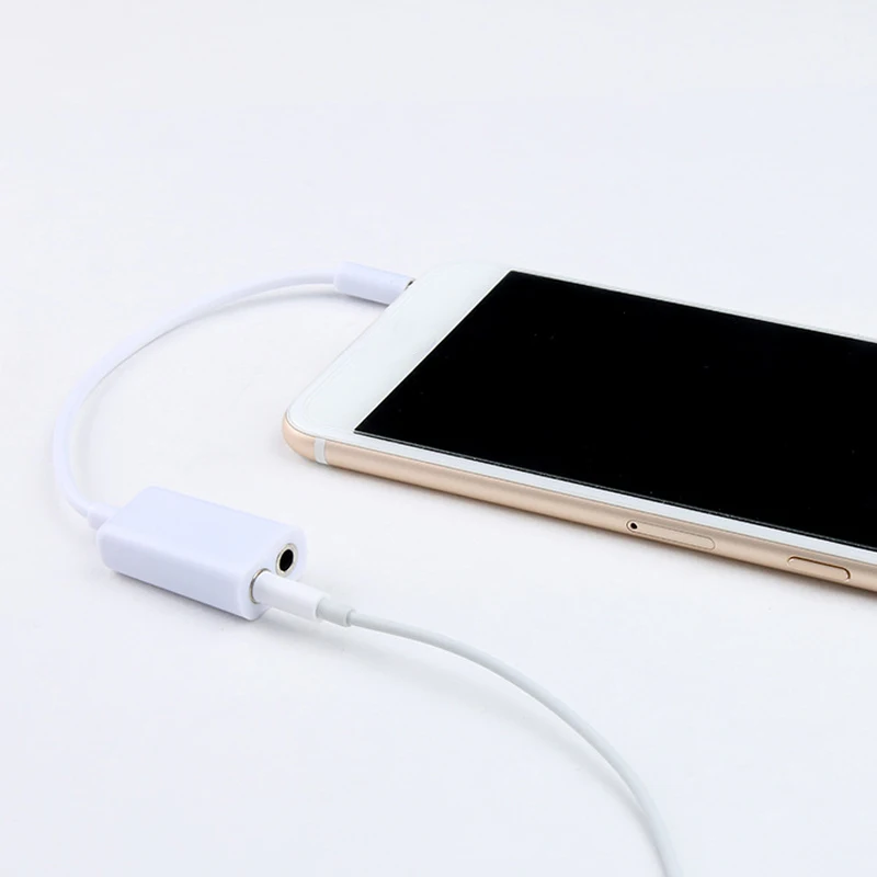 2 шт. 3 5 мм до в 1 приемник адаптер для наушников Jack Audio eXtension Cord iphone Xiaomi samsung аудио