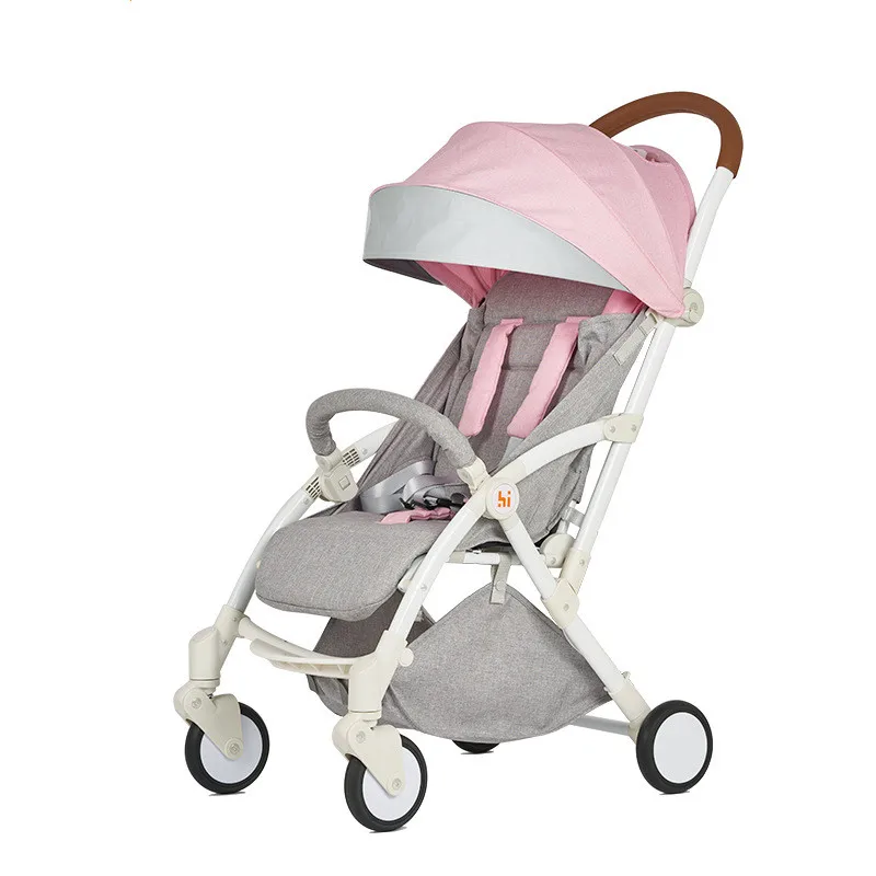 

6kg Lightweight Baby Stroller Foldable Portable Stroller Kinderwagen Multifunctional Adjustable Portable Four-wheel Trolley Cart