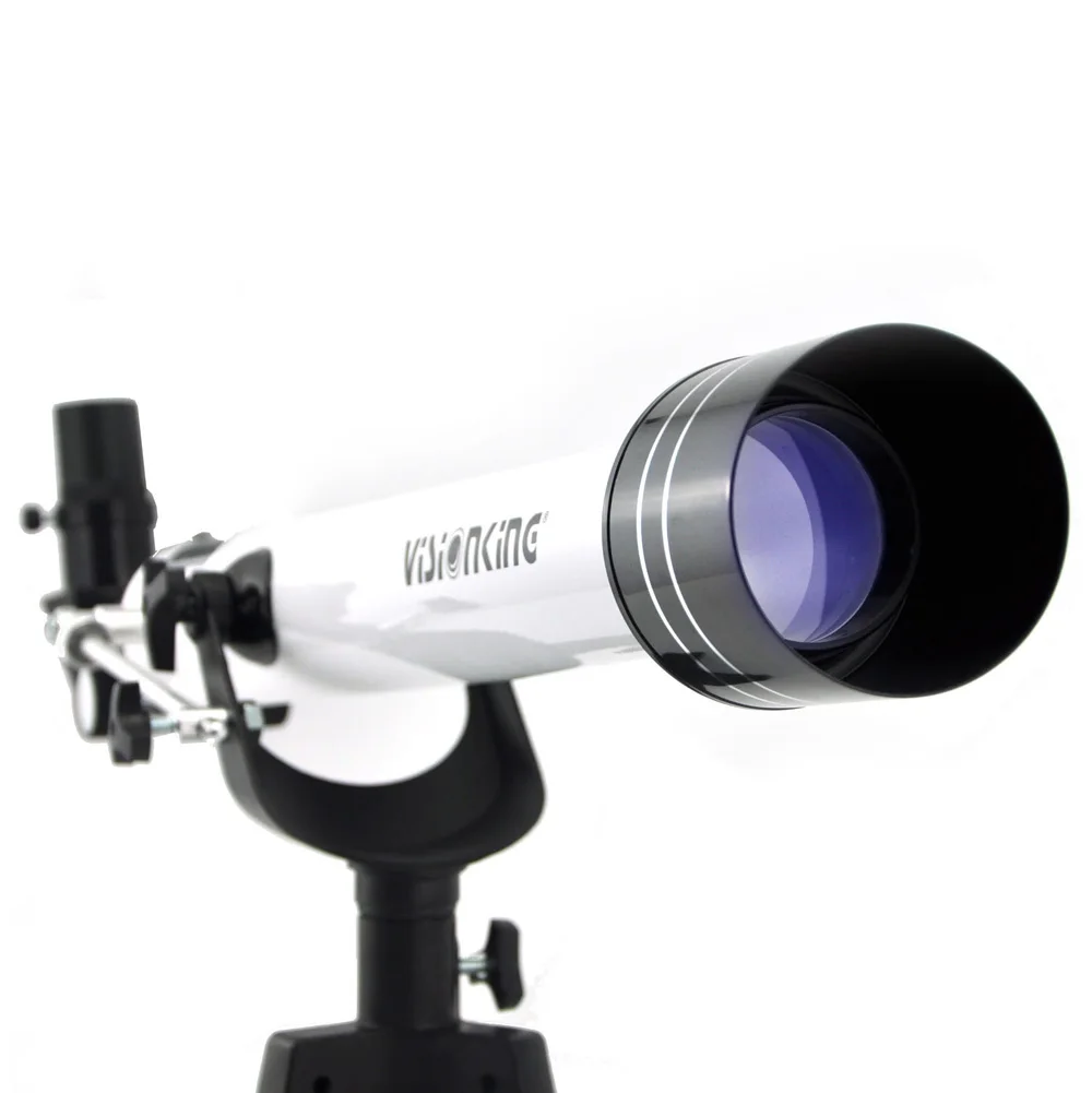 Visionking 60 700 (60/700 мм) белый Космос фотолуна Юпитер наблюдение с штативом|telescope