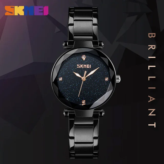 SKMEI Feminino Для женщин часы элегантный топ Роскошная брендовая Дамская мода