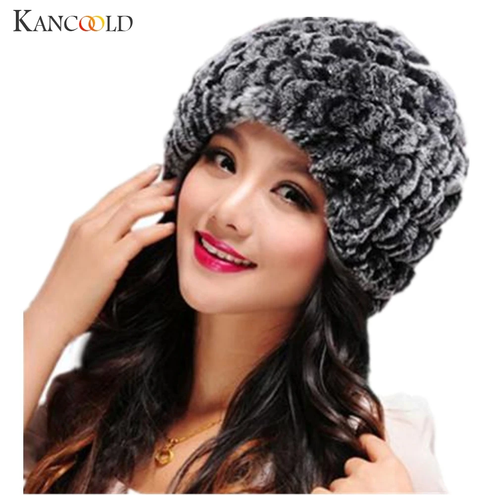 

Women Winter Warming Soft Line Woolen Kinitting Hats Lady Handmade Warm Caps Female Headgear Nov7