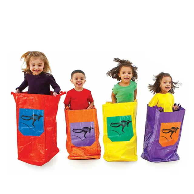 Buy 6PCS/LOT Kids Jumping Bag Nylong Colorful Outdoor