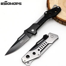 Охотничий нож из нержавеющей стали, спасательный прецизионный нож для маркировки шеи, складной нож для самозащиты в джунглях