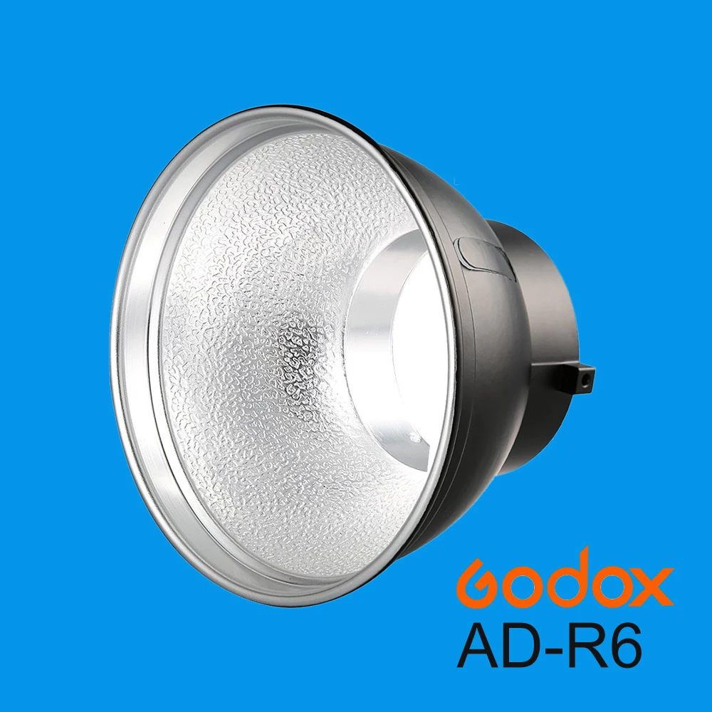 

Godox AD-R6 169mm Approx 7" Round Reflector Standard Bowens Mount Studio Photography Accessoires for Godox AD600BM AD600B Photo